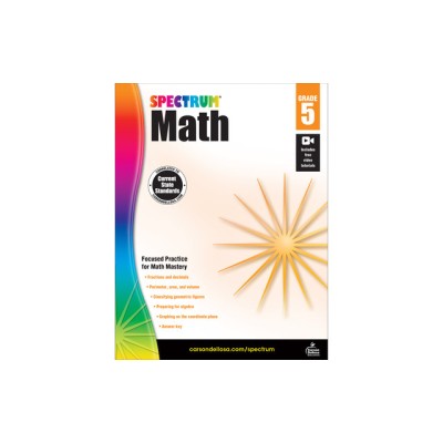 Spectrum Math Workbook, Grade 5 foto