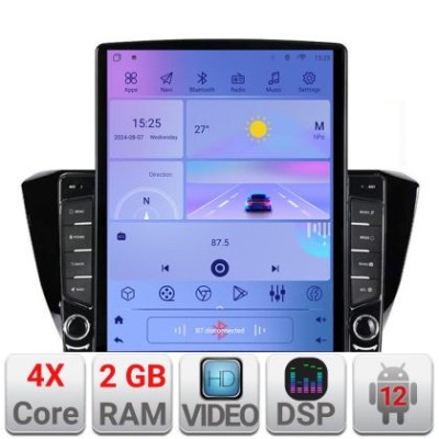 Navigatie Skoda Superb 3 2015- K-932 ecran tip TESLA 9.7&amp;quot; cu Android Radio Bluetooth Internet GPS WIFI 2+32 DSP Quad C CarStore Technology foto