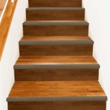 vidaXL Profile pentru marginea treptelor 30 pcs Maro 67 cm Aluminiu