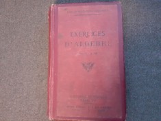 F. G. M. - Exercices d&#039;algebre 1932