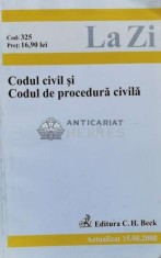 Codul civil si Codul de procedura civila, actualizat 2008 - 2008 - Flavius-Antoniu Baias (K150)