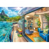 Puzzle Vapor Pe Insula Tropicala 1000 Piese, Ravensburger