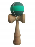 Cumpara ieftin Kendama profesionala, Bila din lemn cu strat de silicon, Verde inchis, 27KD