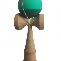 Kendama profesionala, Bila din lemn cu strat de silicon, Verde inchis, 27KD