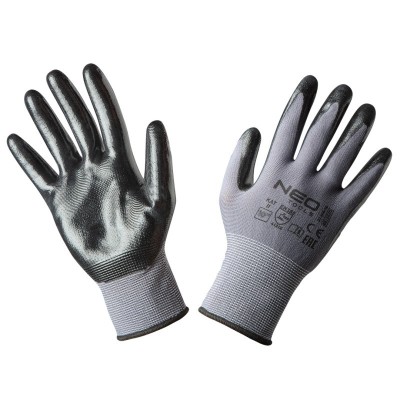 Manusi de lucru, nailon acoperit cu nitril, 4131X, marimea 10 HardWork ToolsRange foto