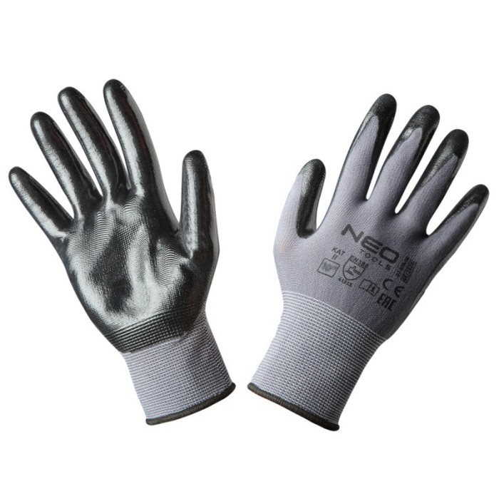 Manusi de lucru, nailon acoperit cu nitril, 4131X, marimea 10 HardWork ToolsRange