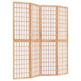 Cumpara ieftin Paravan pliabil de camera, 4 panouri, 160x170 cm, stil japonez