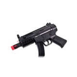 Pistol automat de jucarie cu sunete si lumini pentru copii, negru, Oem