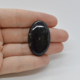 Cabochon turmalina negra 36x23x6mm c8