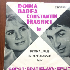 doina badea constantin draghici la festivalurile internationale 1967 disc single