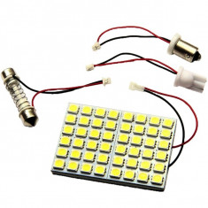 Placa LED SMD 5050 58*43mm 12V lumina alba calda COD: PT6 ManiaCars