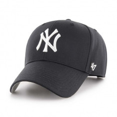 47brand șapcă din amestec de lână MLB New York Yankees culoarea negru, cu imprimeu