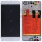 Capac frontal modul display Huawei Honor 8 Lite + LCD + digitizer + baterie alb 02351UYE