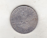 Bnk mnd Haiti 50 centimes 1995 , personalitati, America Centrala si de Sud