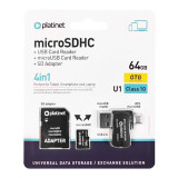 MICRO SD CARD 64GB OTG/CARD READER/ADAPTOR PL, 64 GB