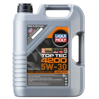 Ulei de motor sintetic Liqui Moly Top Tec 4200 5W30 5 litri foto