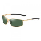 Ochelari De Soare Barbati Techsuit 559, Polarizati, Protectie UV, Aurii Verzi
