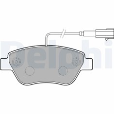 DELPHI LP2276 set placute frana,frana disc