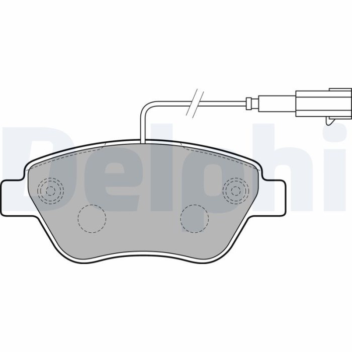 DELPHI LP2276 set placute frana,frana disc