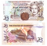 Guernsey 5 Pounds 2023 P-56d UNC