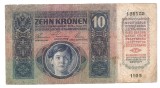 Romania 10 Coroane 1915 - Serie 138102, P- R2