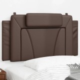 vidaXL Pernă pentru tăblie pat, maro, 100 cm, piele artificială