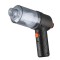 Aspirator portabil fara fir, flippy, tip pistol 2 in 1, suflare si aspirare, incarcare usb, pentru casa si masina, autonomie 30 min, negru