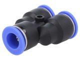 Racord Y Push-In 0,95-15bar PBT BLUELINE