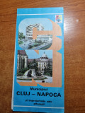 Harta oarsul cluj-napoca si imprejurimile sale pitoresti - din anul 1986