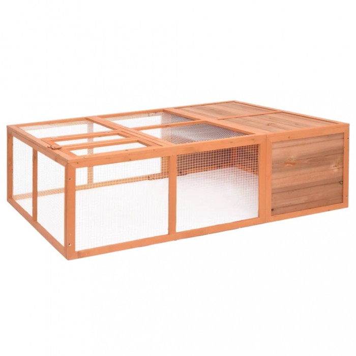 Gossi cusca de animale pentru gradina, 150x100x50 cm, lemn masiv brad