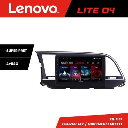 Navigatie Hyundai Elantra 2015-2018 Lenovo Kit-581 4+64 GB Android Waze USB Navigatie Internet Youtube Radio CarStore Technology