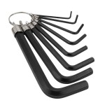 Cumpara ieftin Set chei imbus Hex Mannesmann 8 piese, 2mm-10mm, Otel crom vanadiu, DIN 991