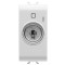 Intrerupator cu cheie 1M Gewiss Chorus alb GW10006