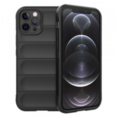 Husa pentru Apple iPhone 12 Pro, Techsuit, Magic Shield, Neagra
