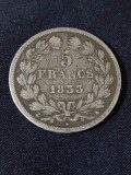 Franța 1833 A - 5 Franci - Monedă de argint #2