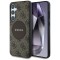Husa pentru samsung galaxy s25 - guess 4g circle classic logo magsafe - brown