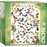 Puzzle 500 piese Butterflies, Jad