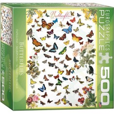 Puzzle 500 piese Butterflies foto