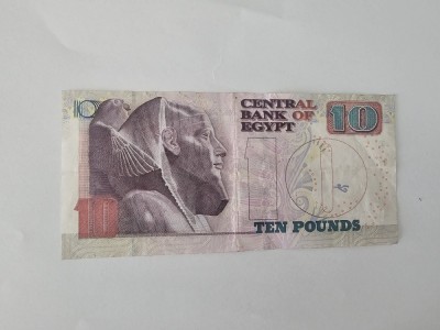 Egipt 10 Pounds 2018 foto