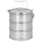 Recipiente pentru transport mancare, inox, set 3 buc, 16x26 cm, 3x1.2 L&nbsp;