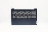 Carcasa cu tastatura palmrest Laptop, Lenovo, IdeaPad 3-15ITL6 Type 82H8, 5CB1B60432, AP21P000640, iluminata, Abyss Blue, layout US