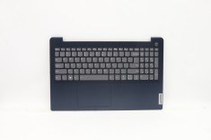 Carcasa cu tastatura palmrest Laptop, Lenovo, IdeaPad 3-15ALC6 Type 82KU, 5CB1B60432, AP21P000640, iluminata, Abyss Blue, layout US