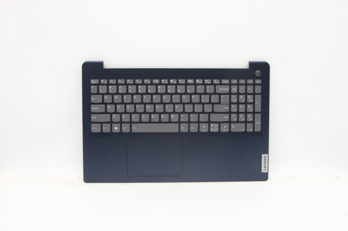 Carcasa cu tastatura palmrest Laptop, Lenovo, IdeaPad 3-15ALC6 Type 82KU, 5CB1B60432, AP21P000640, iluminata, Abyss Blue, layout US