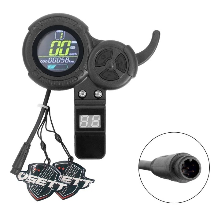 Display acceleratie VSETT 24V-60V cu NFC pentru trotineta electrica VSETT 8 / 8+ / 9 / 9+ / 10+ / 11+