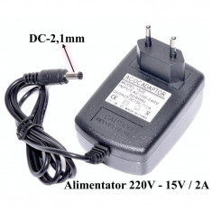 Alimentator AC DC 220V la 15V 2A foto