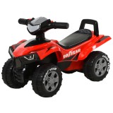 ATV jucarie HOMCOM pentru copii, 18 &ndash; 36 luni, cu licenta GOODYEAR cu lumini si sunete reale, rosu si negru, 60x31x42cm | Aosom RO