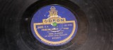 Placa ebonita pt. gramofon / patefon ODEON feurblumen - tango - eric harden