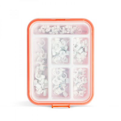 HANDY - Set de cleme cu cui pentru fixarea cablurilor - 5-10 mm - 100 buc. Best CarHome foto