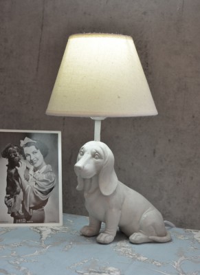 Lampa de masa cu un caine CW145 foto