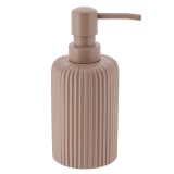 Dispenser Săpun Polirășină Striatii 230 Ml &ndash; Cappuccino